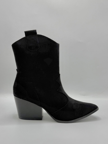 Botine dama DARIA - Black Suede 