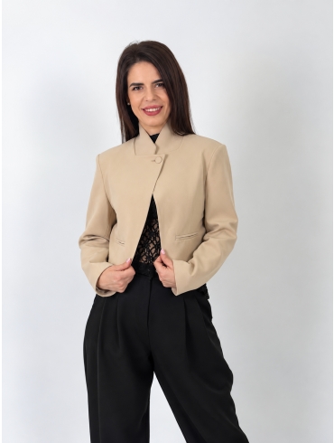Jacheta dama - STELLA - beige